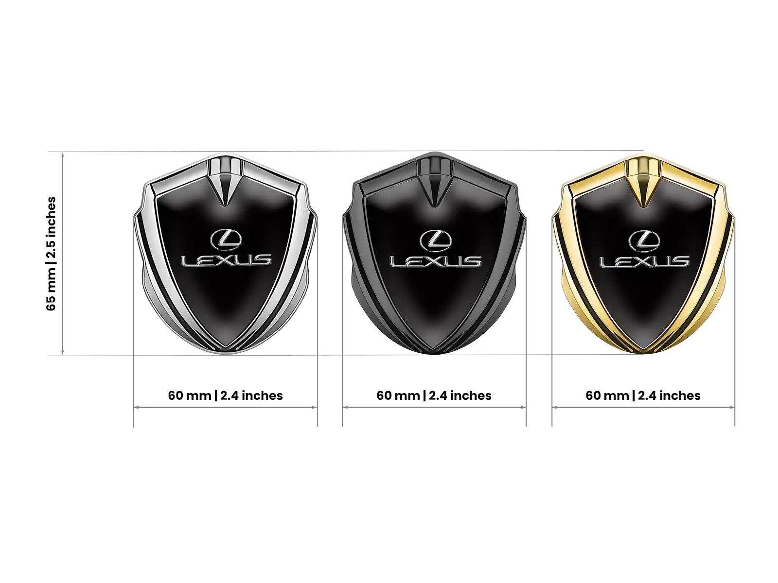 Lexus Badge Logo Auto High End Tocco Durevole